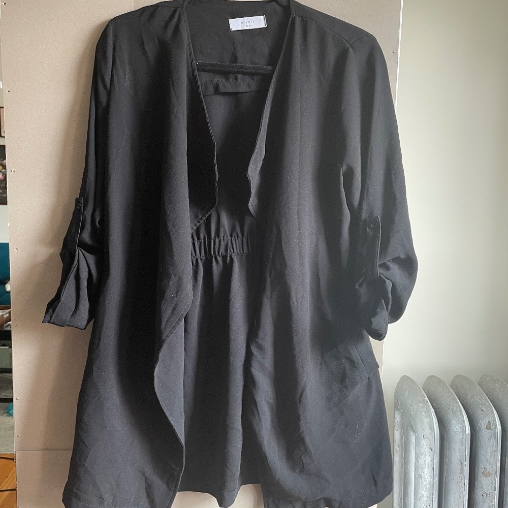 Elodie Black Lightweight Jacket